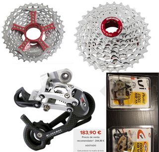 MTB varias PIEZAS y RECAMBIOS para bici NUEVAS