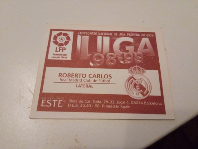cromo r.carlos 98-99