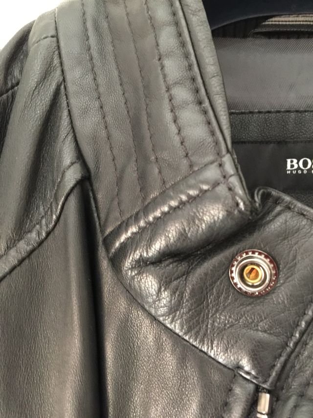 Chaqueta cuero Hugo Boss Talla IT 62