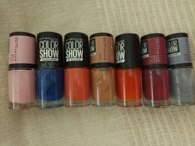 Conjunto de esmaltes Maybelline