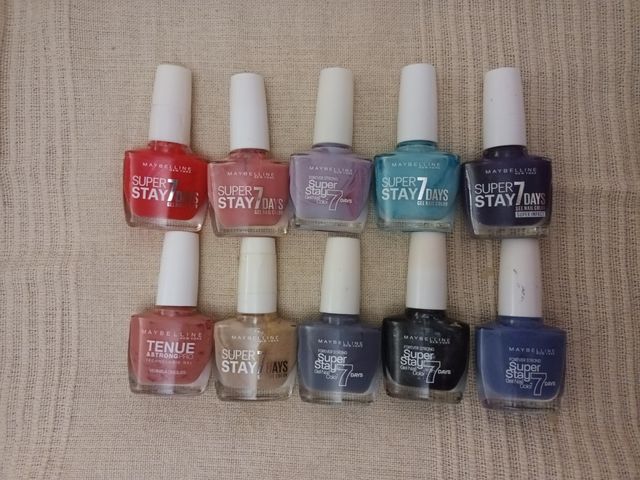 Esmaltes de uñas Maybelline Súper Stay