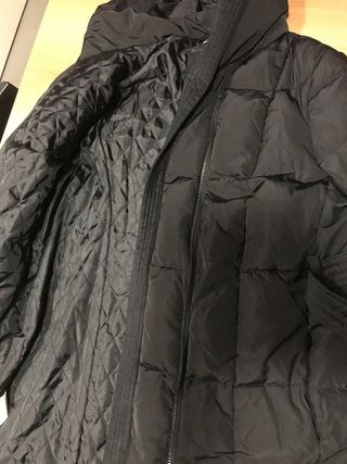 Anorak / Abrigo acolchado plumas capucha Mango 
