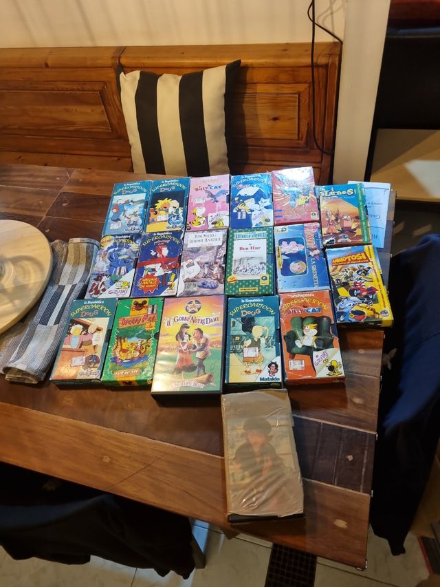 videocassette cartoni animati