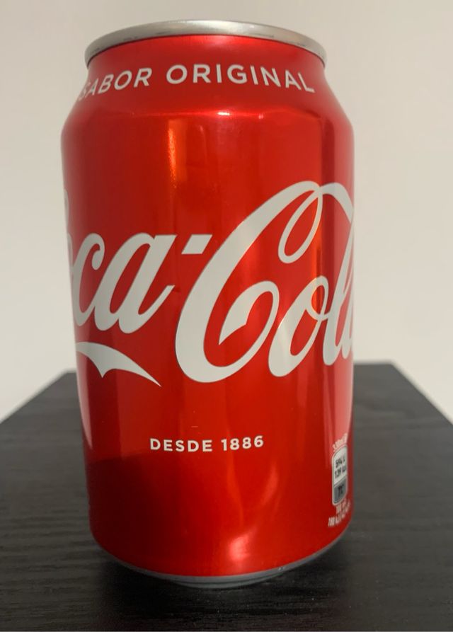 Lata de Coca Cola vacía SIN ABRIR