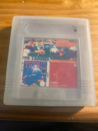 4 in 1 game TENNIS BattleCity TETRIS HeiankyoAlien