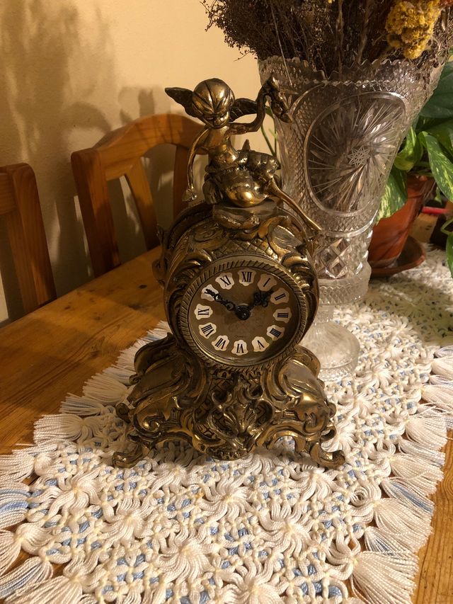 Reloj antiguo bronce