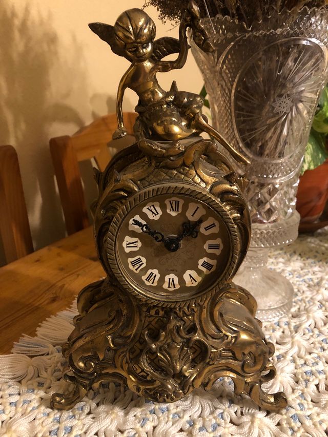 Reloj antiguo bronce