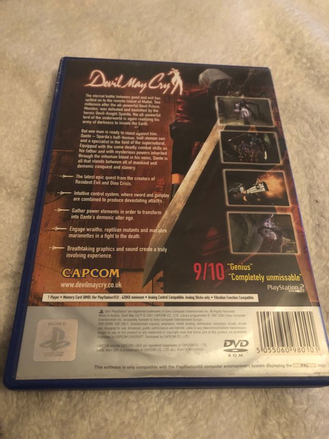 Juego ps2 devil may cry