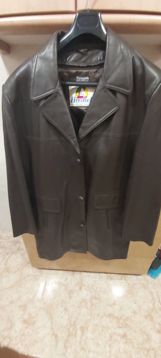 Chaqueta hombre piel y forro