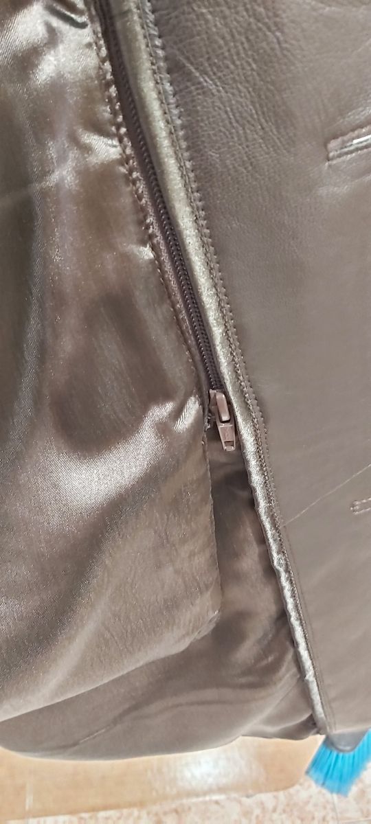 Chaqueta hombre piel y forro