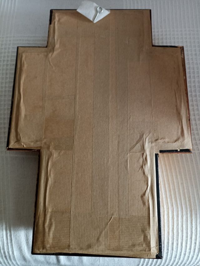 Cuadro con cruz de Bolillos artesanal