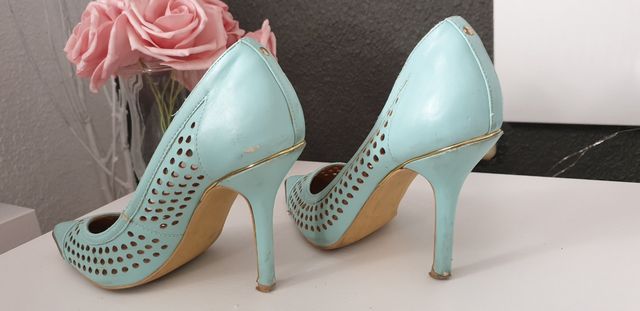 tacón calado talla 37 Suite Blanco