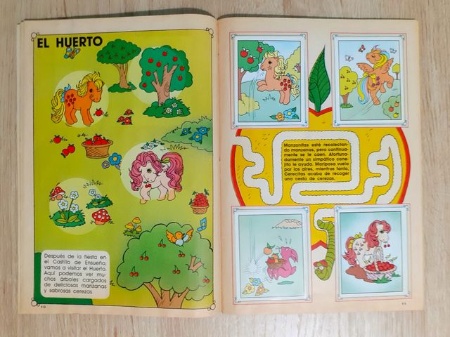 🦄 Álbum cromos COMPLETO My Little Pony. Años 80🦄