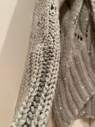 Chaqueta zara gris-plateada