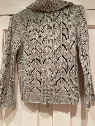 Chaqueta zara gris-plateada