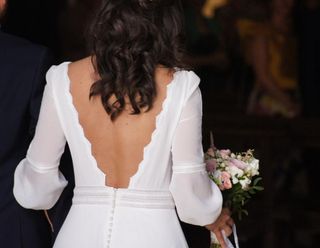 Vestido de novia lavado de Rosa Clará