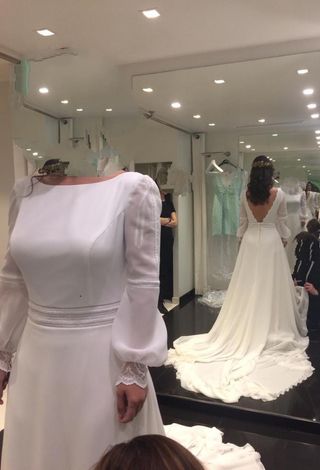 Vestido de novia lavado de Rosa Clará