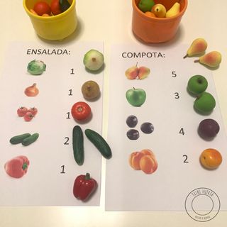 Juguetes de frutas y verduras, pack 20