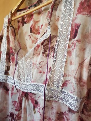 Camisa gasa estampada 