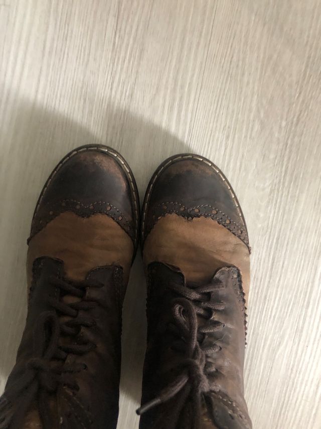 Stivaletto basso in vera pelle n 38