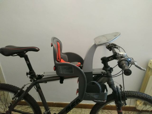 Sillita porta bebé para bicicleta