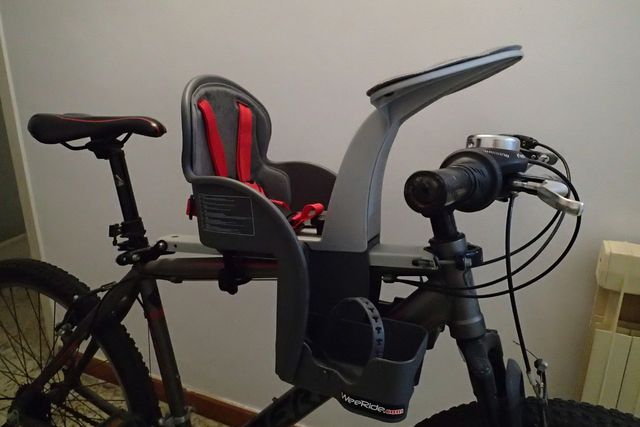 Sillita porta bebé para bicicleta