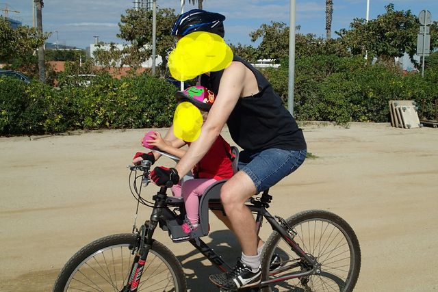 Sillita porta bebé para bicicleta
