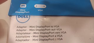 ADAPTADOR MINI DISPLAYPORT A VGA DELL NUEVO 