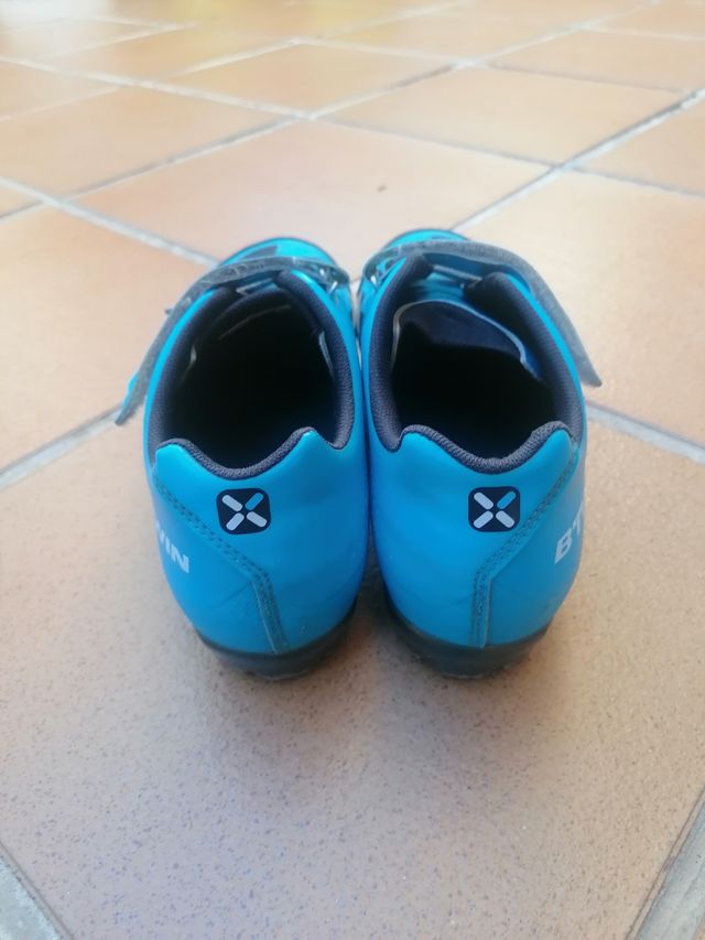 zapatillas mtb btt dechatlon btwin rockrider 42