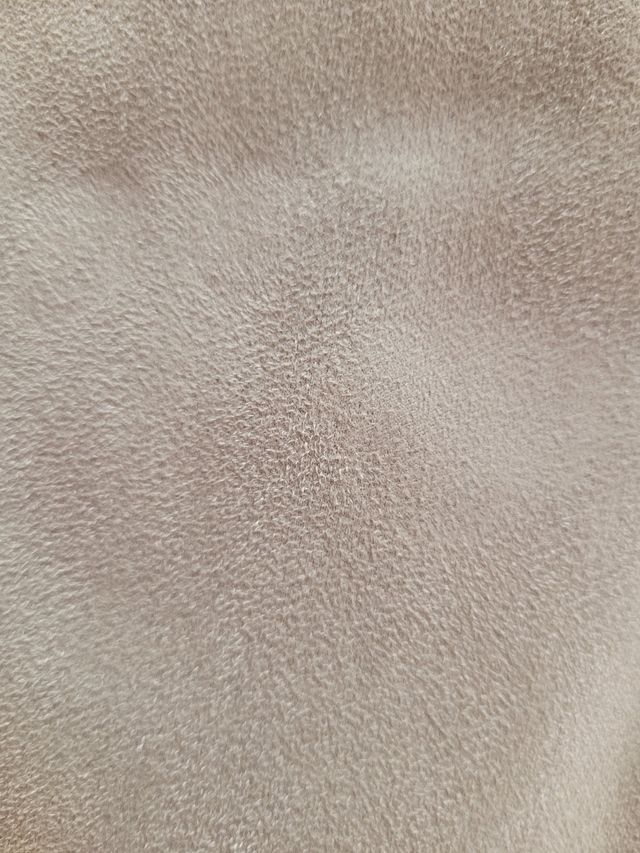 Blazer Chaqueta Abrigo ¾ simil ante Gris azulada L