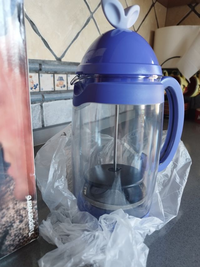 cafetera manual tupperware