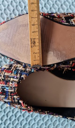 Zapato Sfera plano tweed