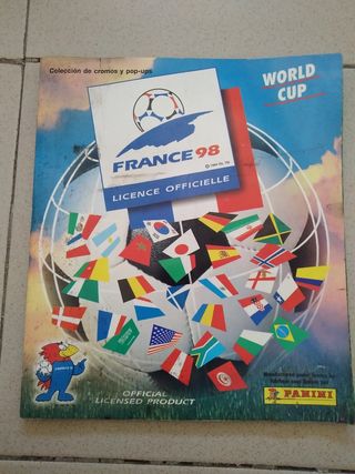 Álbum cromos Mundial Francia 1998