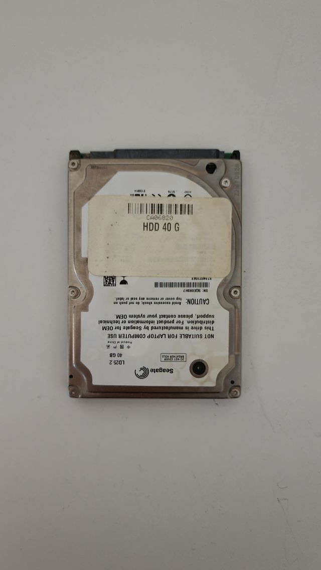 Disco duro ORIGINAL PS3 Fat 40Gb