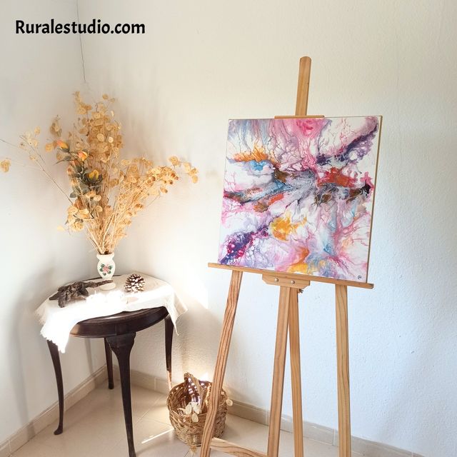 Pintura abstracta Nº51 (50 x 50 cm)