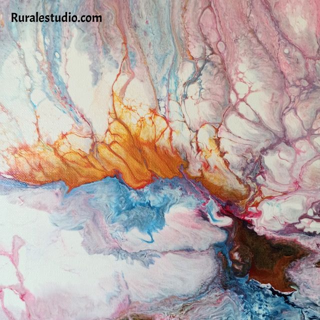 Pintura abstracta Nº51 (50 x 50 cm)