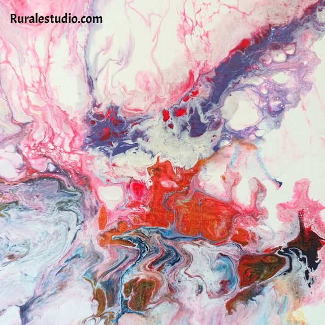 Pintura abstracta Nº51 (50 x 50 cm)