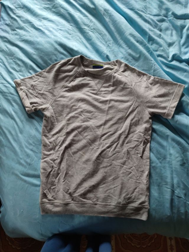 zaraman t-shirt grigio polvere
