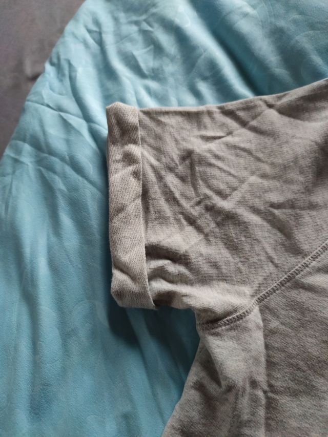 zaraman t-shirt grigio polvere