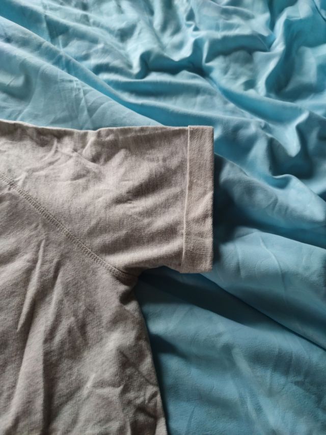 zaraman t-shirt grigio polvere