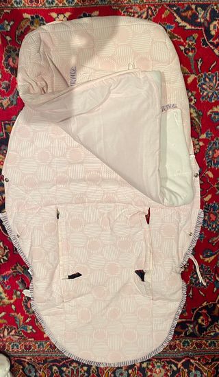 Funda de coche (blanca/rosa)