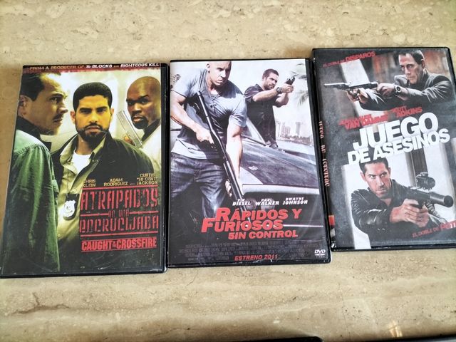 Películas en DVD nuevas con su caja.