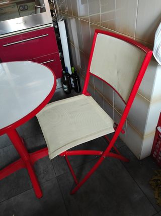 mesa y silla