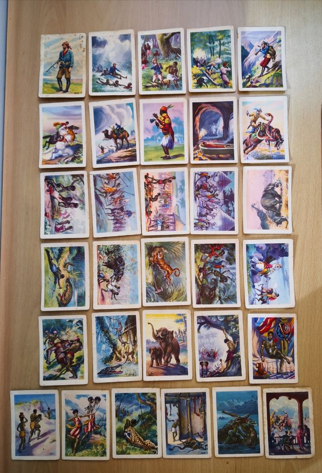 Cromos varias colecciones. Años 30 40 50 60