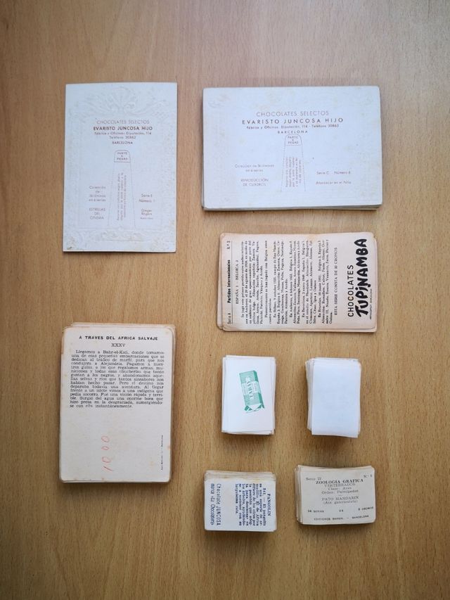Cromos varias colecciones. Años 30 40 50 60