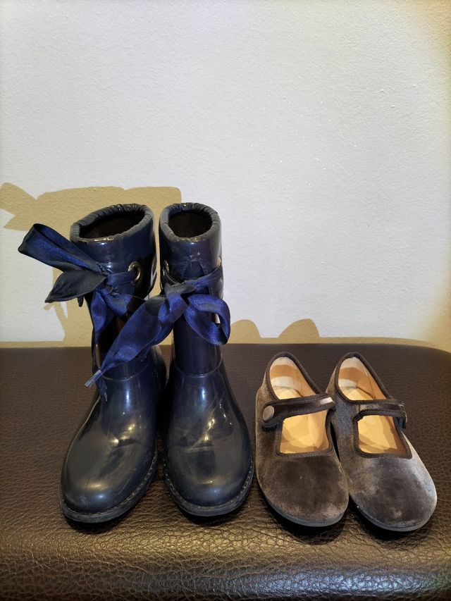 Lote botas agua y zapatis