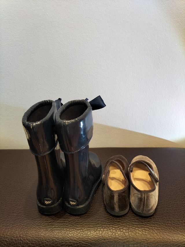 Lote botas agua y zapatis