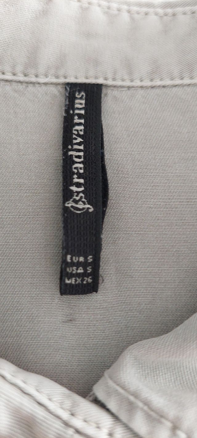 CAMISA VAQUERA GRIS STRADIVARIUS