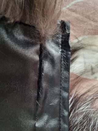 Chaleco de piel de zorro