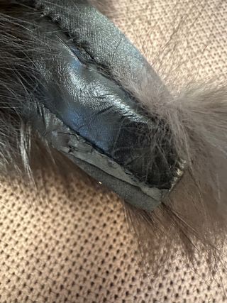 Chaleco de piel de zorro